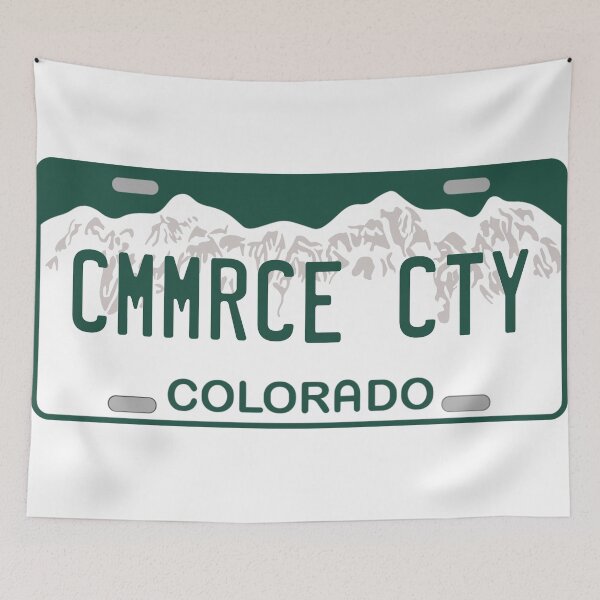 Item preview, Commerce City Colorado License Plate designed and sold by Decal Mania.