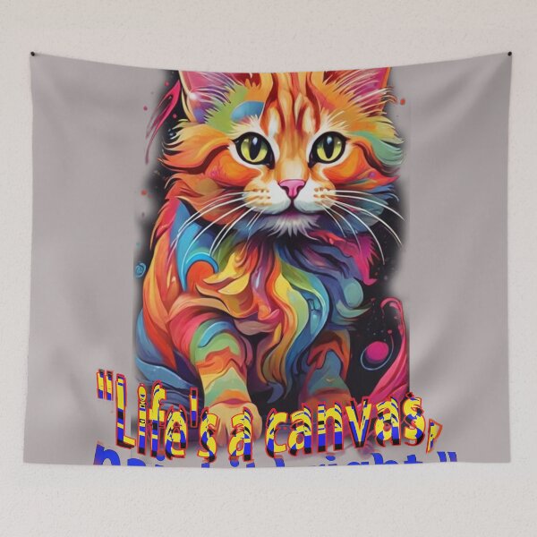 Item preview, Rainbow Galaxy Cat - Funny Cat - Cat Lovers designed and sold by Ramzadeen.