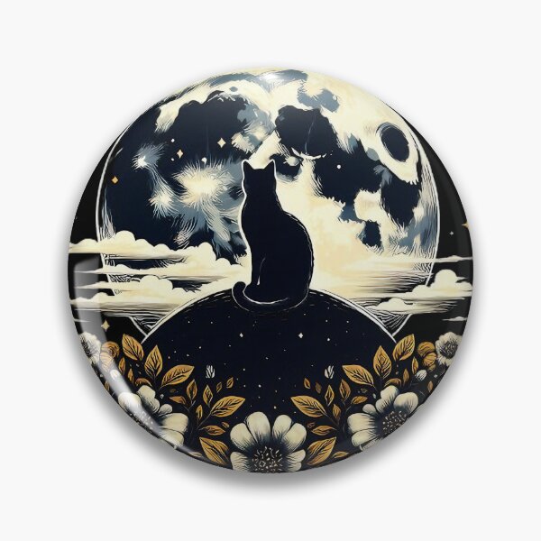 Item preview, The midnight Cat designed and sold by popflix.