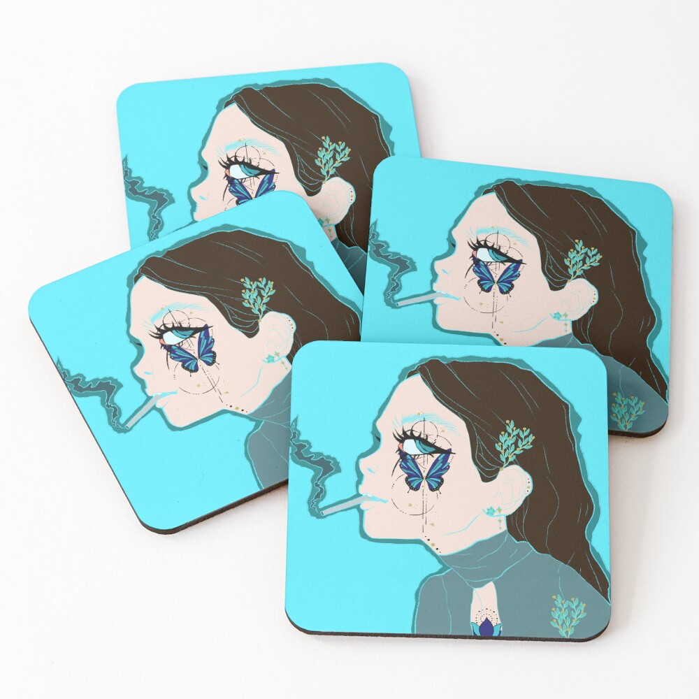 Item preview, Coasters (Set of 4) designed and sold by RabidDevilRay.