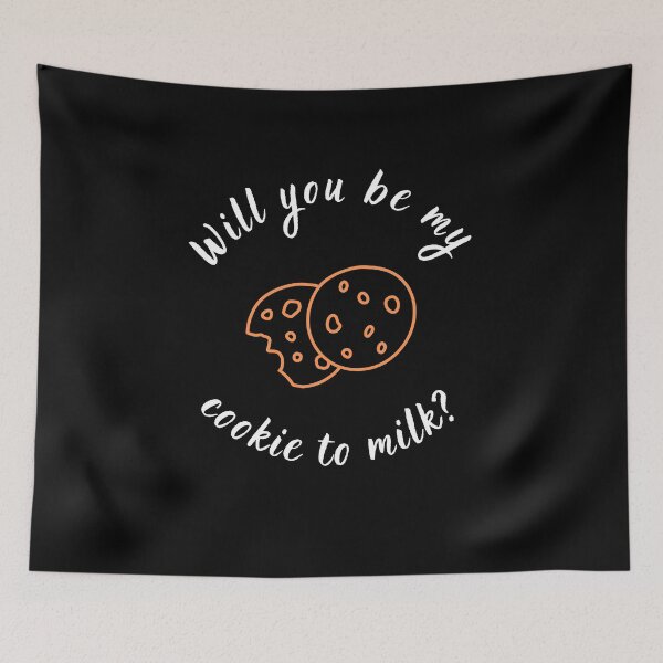 Item preview, Will you be my Cookie to Milk? Valentine's day cute  designed and sold by Mihuk.