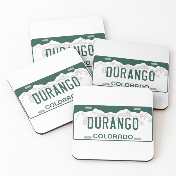 Item preview, Durango Colorado License Plate designed and sold by Decal Mania.