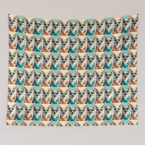 Item preview, Low Poly Corgi Party Boys designed and sold by pseudosiren.