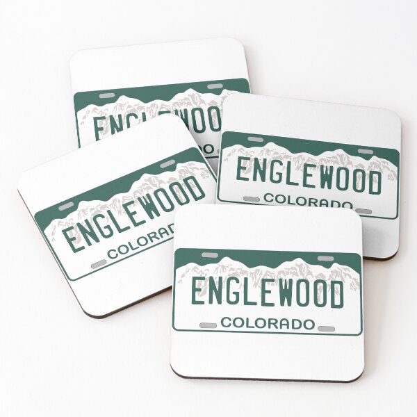 Item preview, Englewood Colorado License Plate designed and sold by Decal Mania.