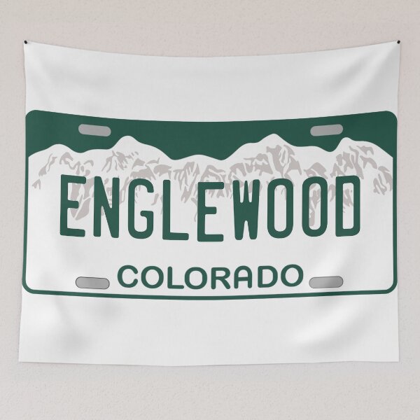 Item preview, Englewood Colorado License Plate designed and sold by Decal Mania.