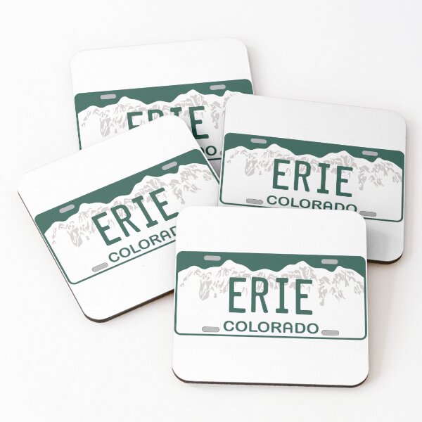 Item preview, Erie Colorado License Plate designed and sold by Decal Mania.