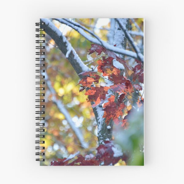 Item preview, Snowy leaves designed and sold by lisapicklepizza.