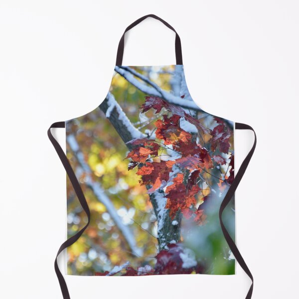Item preview, Snowy leaves designed and sold by lisapicklepizza.