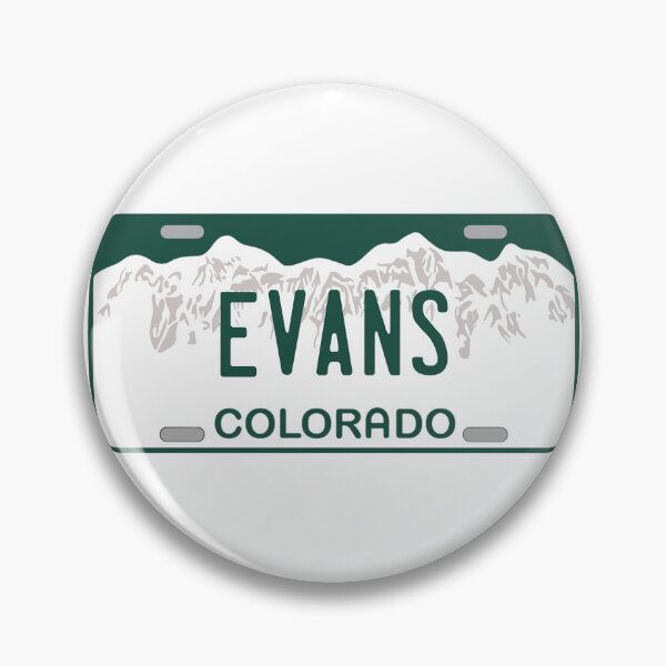 Item preview, Evans Colorado License Plate designed and sold by Decal Mania.
