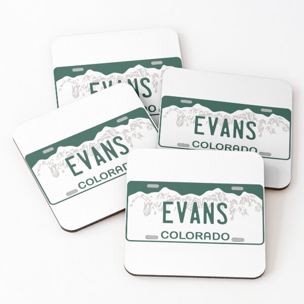 Item preview, Evans Colorado License Plate designed and sold by Decal Mania.