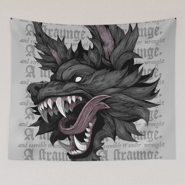 Item preview, Black Dog Spectral Hellhound Cryptid designed and sold by wingedwolf94.