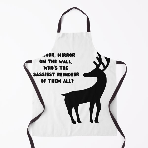 Item preview, Mirror, mirror on the wall, who's the sassiest reindeer of them all? designed and sold by GRINspiration.