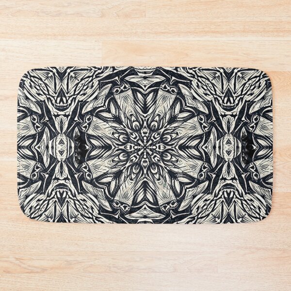 Item preview, Monochrome mandala pattern  designed and sold by Pattern-life-.
