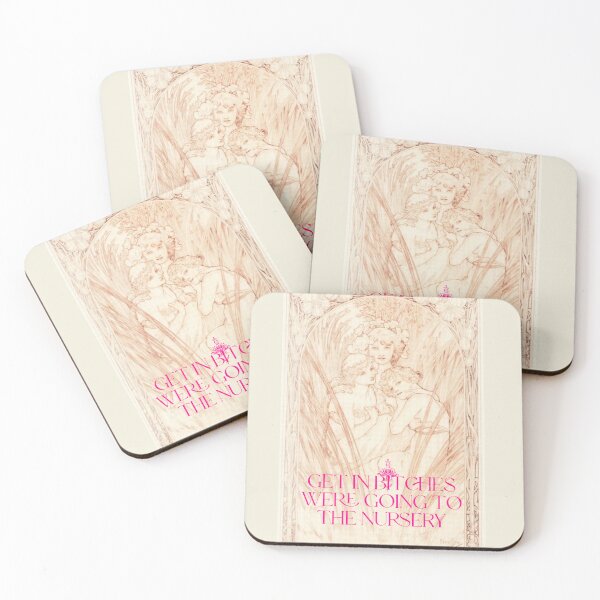 Item preview, Plant Parent Gift: Mucha three goddess sketch with Mean Girls Inspired Quote  designed and sold by Monica Laipple.