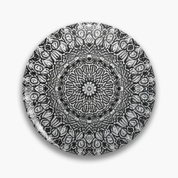 Item preview, Monochrome mandala pattern  designed and sold by Pattern-life-.