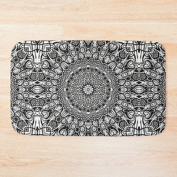Item preview, Monochrome mandala pattern  designed and sold by Pattern-life-.