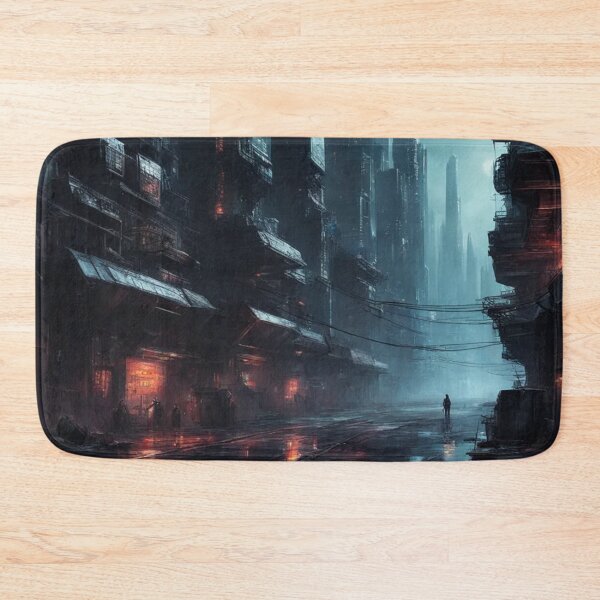 Item preview, Cyberpunk Dystopia, Abstract Science Fiction, Digital Art designed and sold by Burn-Ego.