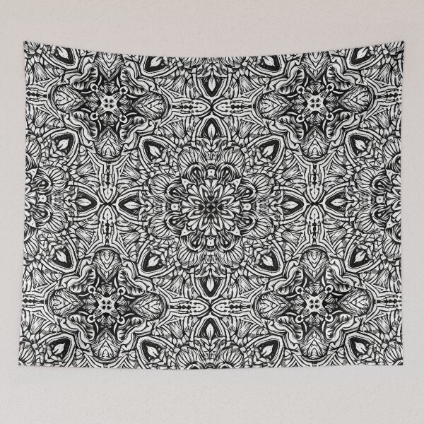 Item preview, Copy of Monochrome mandala pattern  designed and sold by Pattern-life-.