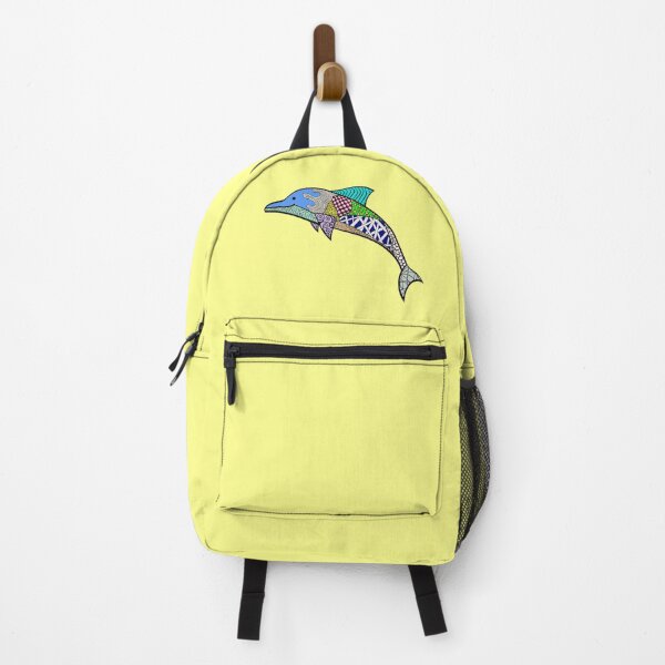 Item preview, Cute Dolphin Design with Colorful Ornaments designed and sold by SteinHead.