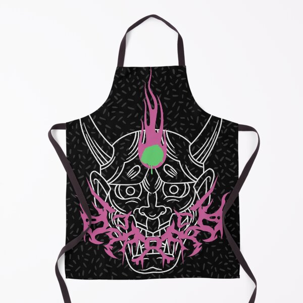 Item preview, Oni with magenta fire designed and sold by witchcodex.