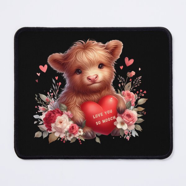 Item preview, Valentine highland cow designed and sold by MilkyForest.