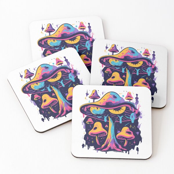 Item preview, Scary psychodelic mushroom designed and sold by TheRealmWithin.