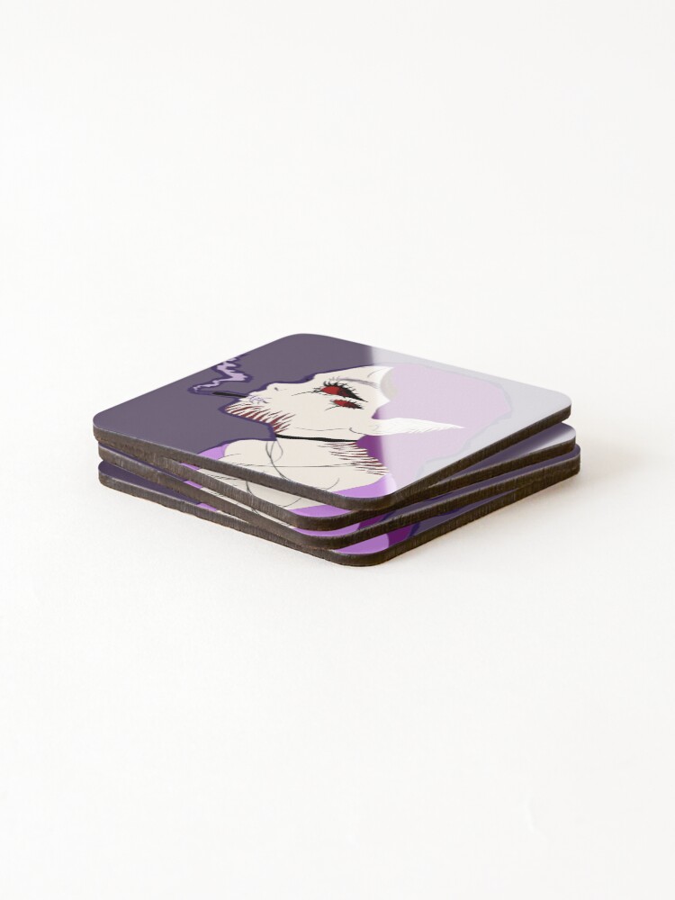Thumbnail 4 of 5, Coasters (Set of 4), Purple Death designed and sold by RabidDevilRay.