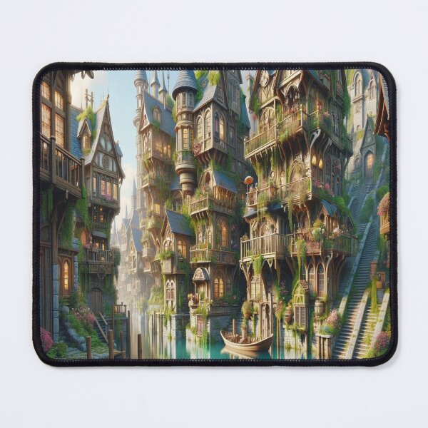 Item preview, City of Aquatic Dreams: A Fanciful Panorama designed and sold by UrbainEcho.