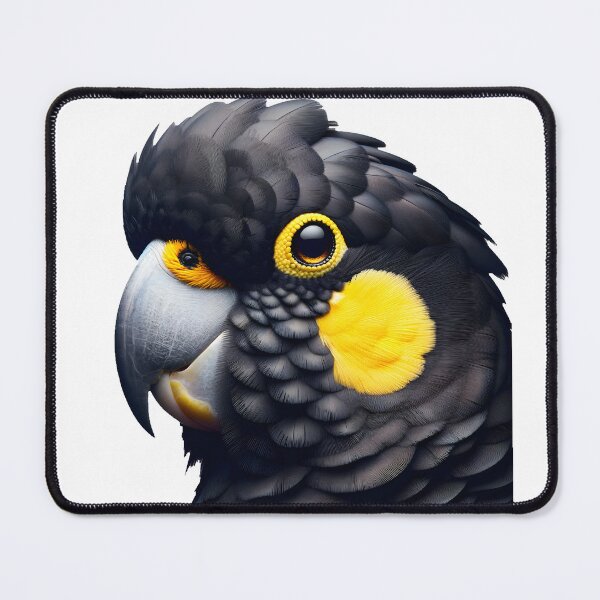 Item preview, Yellow-Tailed Black Cockatoo Close up designed and sold by Truck Stop One.