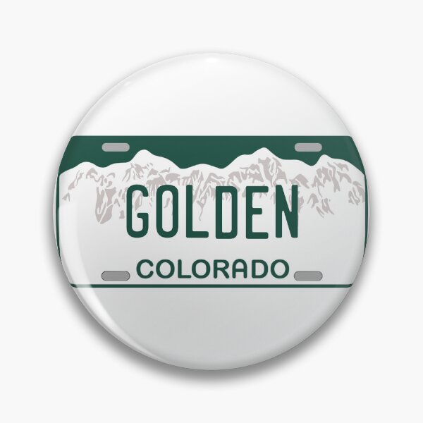 Item preview, Golden Colorado License Plate designed and sold by Decal Mania.