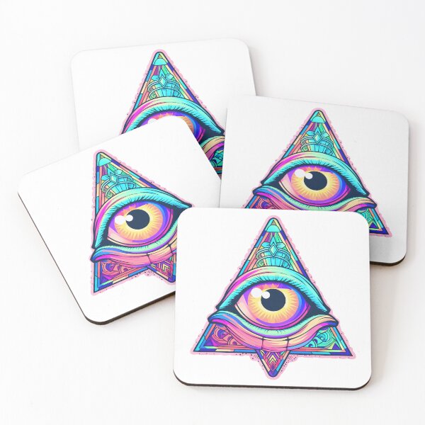 Item preview, Illuminati Colorful Pastel Design designed and sold by SmashTeen.