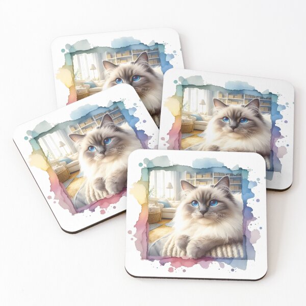 Item preview, Cat Birman designed and sold by RubisLeaf.