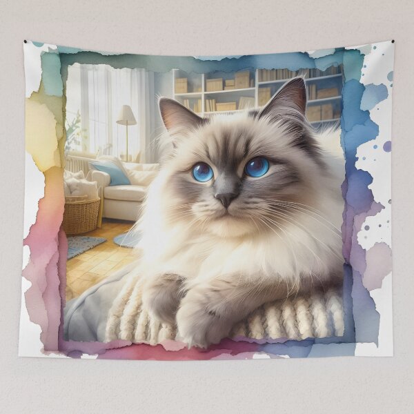 Item preview, Cat Birman designed and sold by RubisLeaf.