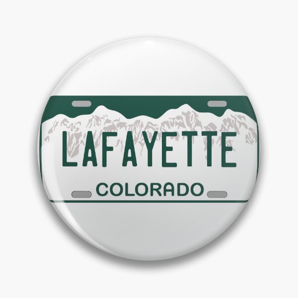 Item preview, Lafayette Colorado License Plate designed and sold by Decal Mania.