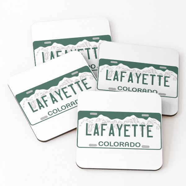 Item preview, Lafayette Colorado License Plate designed and sold by Decal Mania.