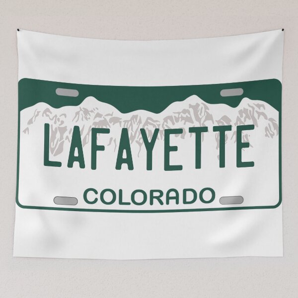 Item preview, Lafayette Colorado License Plate designed and sold by Decal Mania.