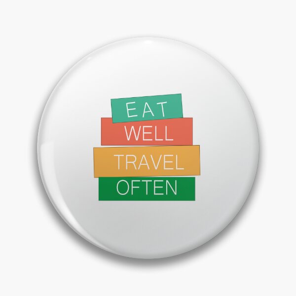 Item preview, eat well travel often, Passionate about travel and trip designed and sold by Ouzgane.