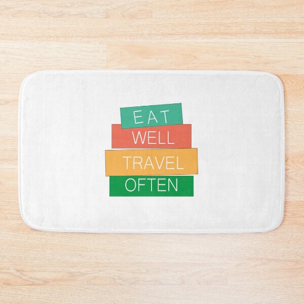 Item preview, eat well travel often, Passionate about travel and trip designed and sold by Ouzgane.