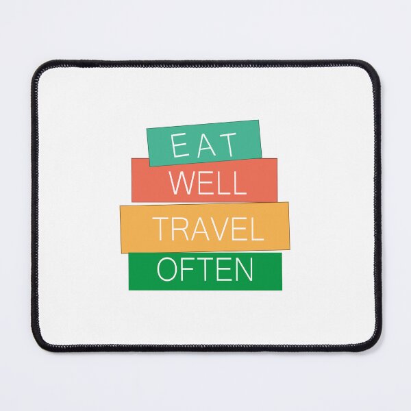 Item preview, eat well travel often, Passionate about travel and trip designed and sold by Ouzgane.