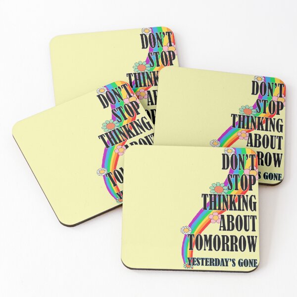 Item preview, Don't Stop Thinking About Tomorrow designed and sold by CubingGenius.