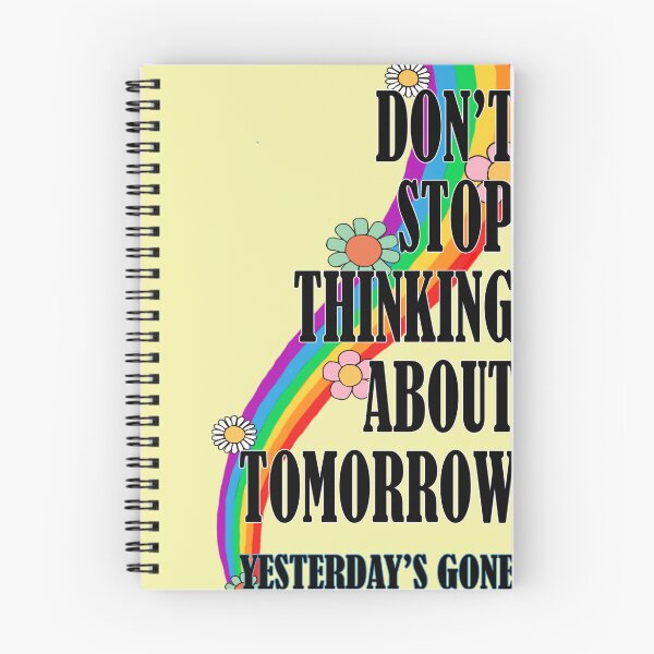 Item preview, Don't Stop Thinking About Tomorrow designed and sold by CubingGenius.