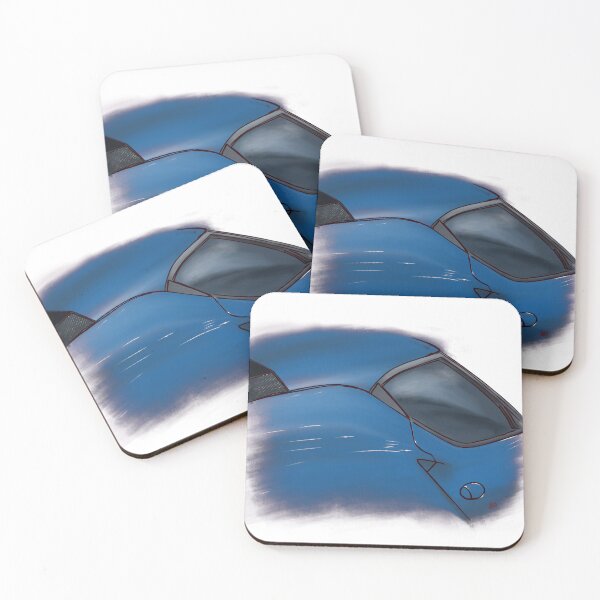 Item preview, Alfa Romeo 4C Digital Painting Blue designed and sold by Steve Kidd Art.