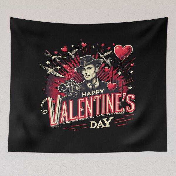 Item preview, HAPPY VALENTINE'S DAY - OLD HOLLYWOOD LOVE MOVIE designed and sold by justyna-s28.