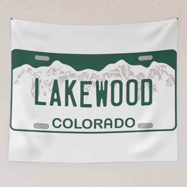 Item preview, Lakewood Colorado License Plate designed and sold by Decal Mania.