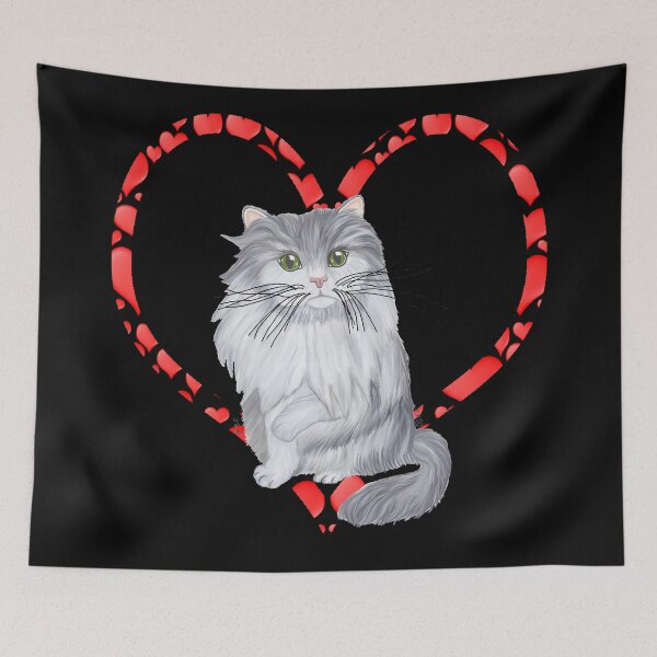 Item preview, RAGAMUFFIN CAT HEART designed and sold by BeritValk.