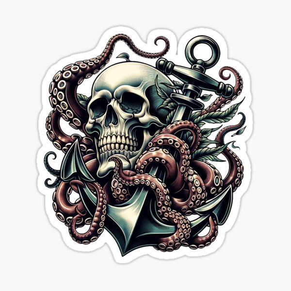 Item preview, Watery Grave | American Traditional Tattoo designed and sold by jmallet74.