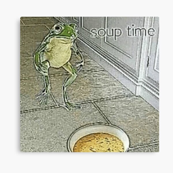 soup time frog' Travel Mug