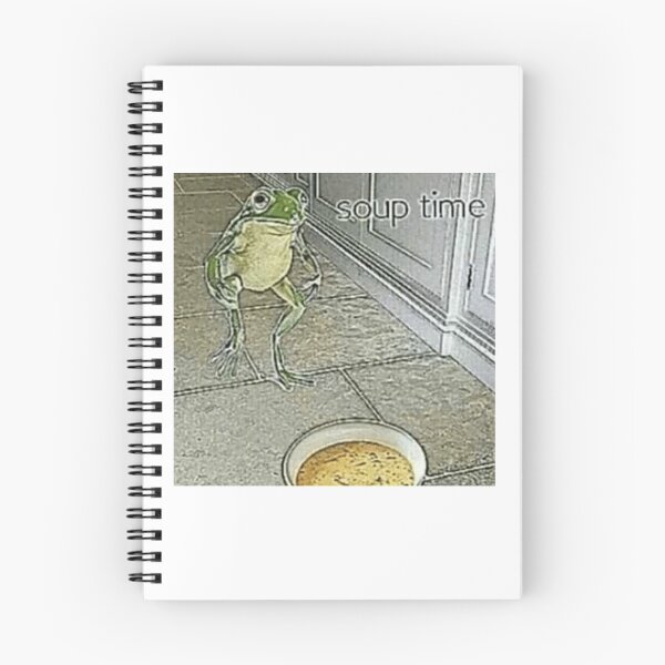 Item preview, Soup Time Frog Meme designed and sold by sp00kem.
