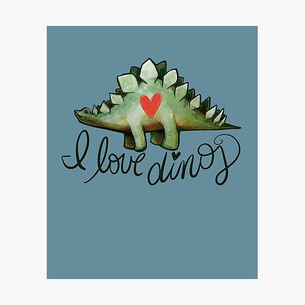 Artikel-Vorschau von Ich liebe Dinos, designt und verkauft von Boog Monst .