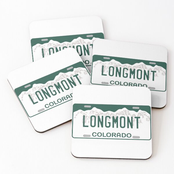 Item preview, Longmont Colorado License Plate designed and sold by Decal Mania.